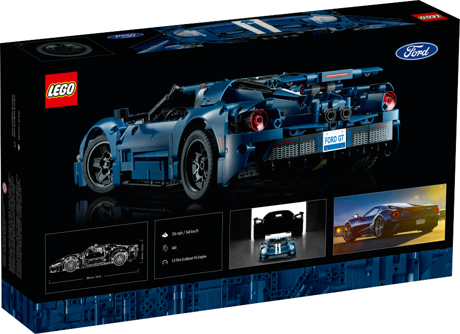 LEGO TECHNIC Ford GT, wersja z 2022 roku 42154