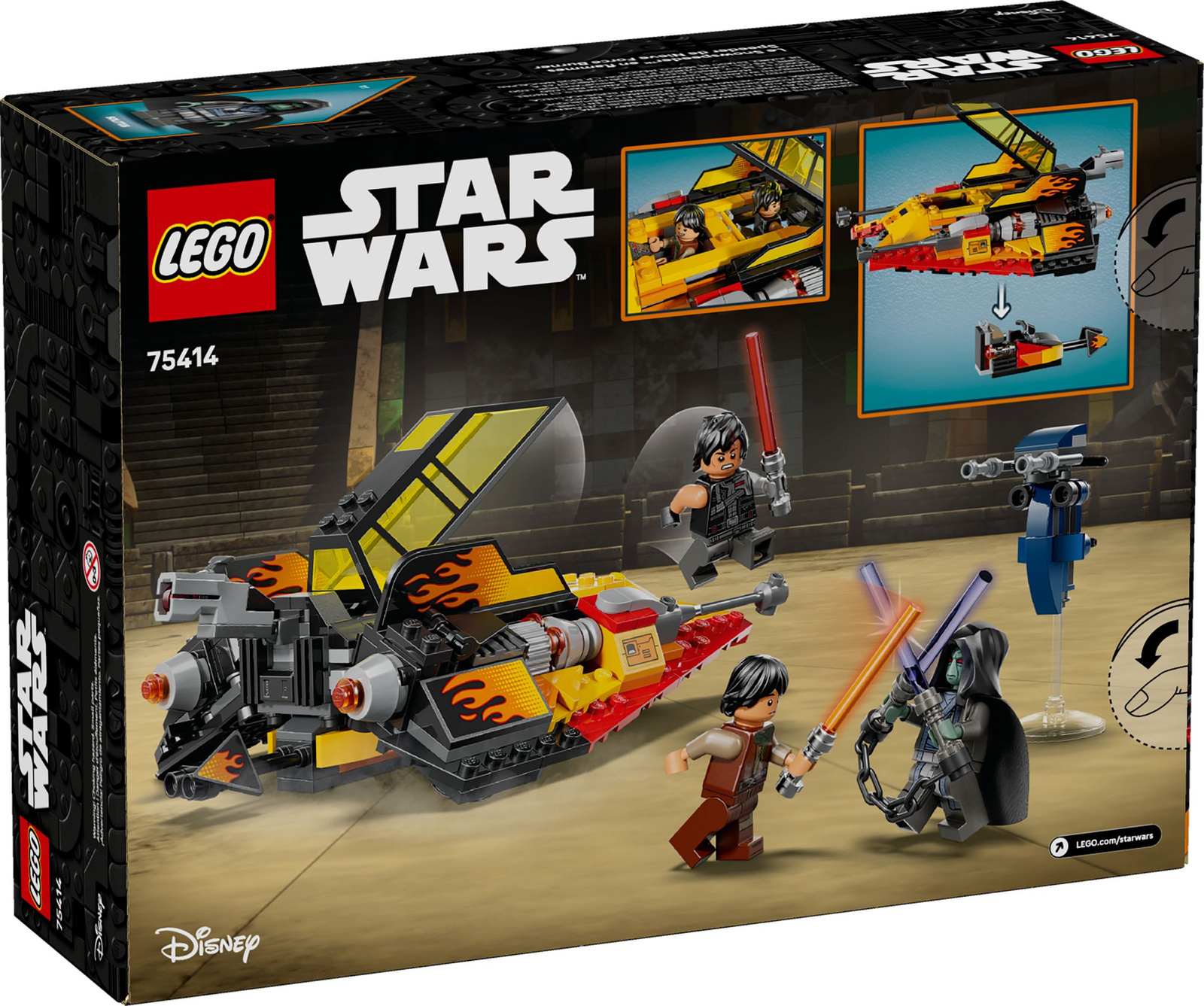 Lego Star Wars 75414 Płomienny śmigacz śnieżny