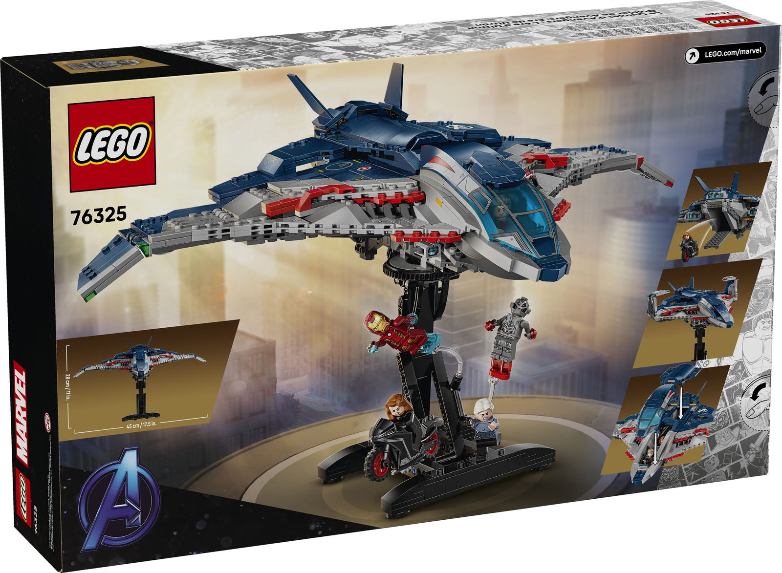 Lego Super Heroes 76325 Avengers: Czas Ultrona  Quinjet