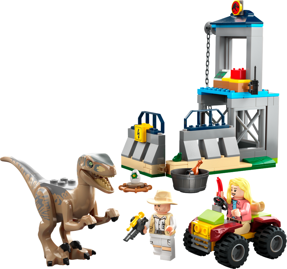 LEGO JURASSIC WORLD Ucieczka welociraptora 76957
