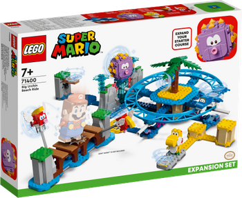 LEGO SUPER MARIO Zestaw rozszerzający Duży jeżowiec i zabawa na plaży 71400