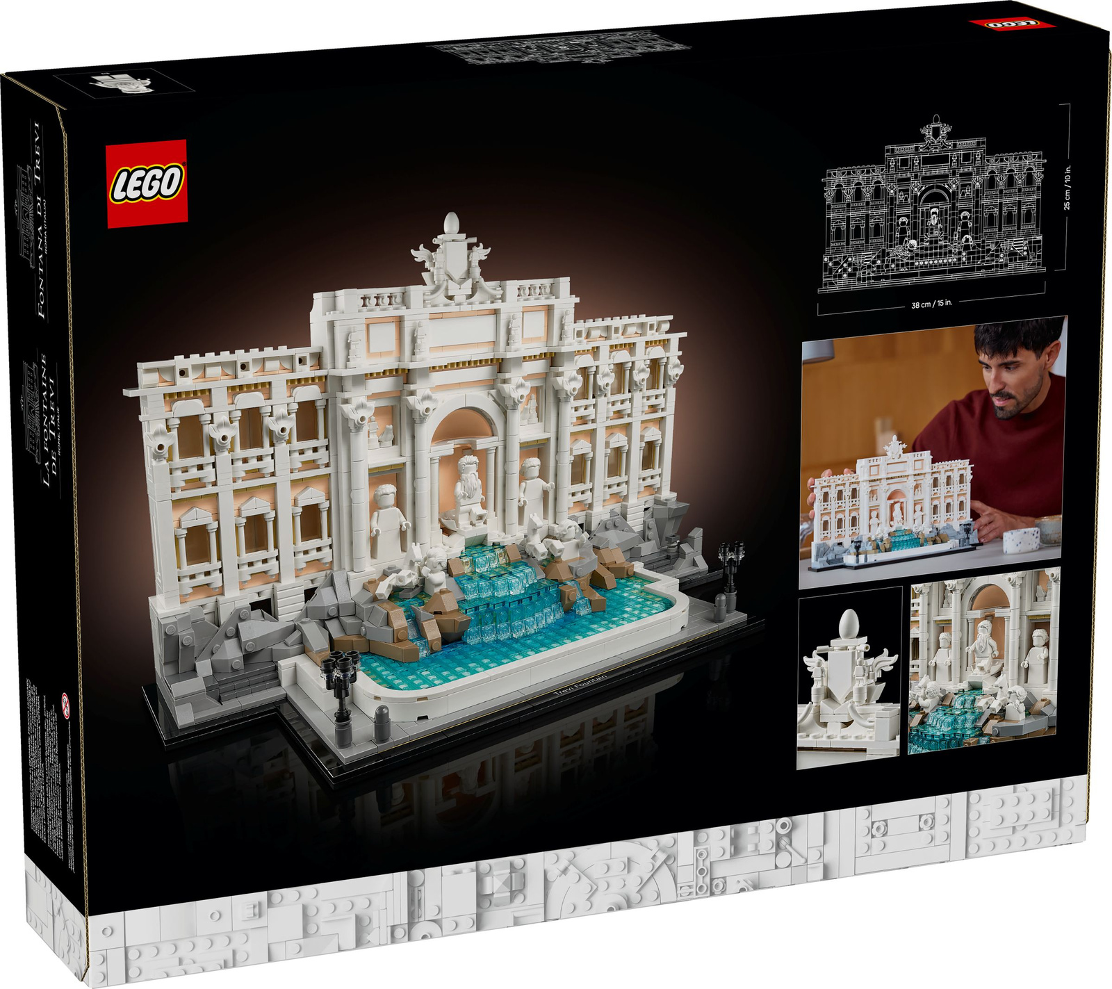 Lego Architecture 21062 Fontanna di Trevi