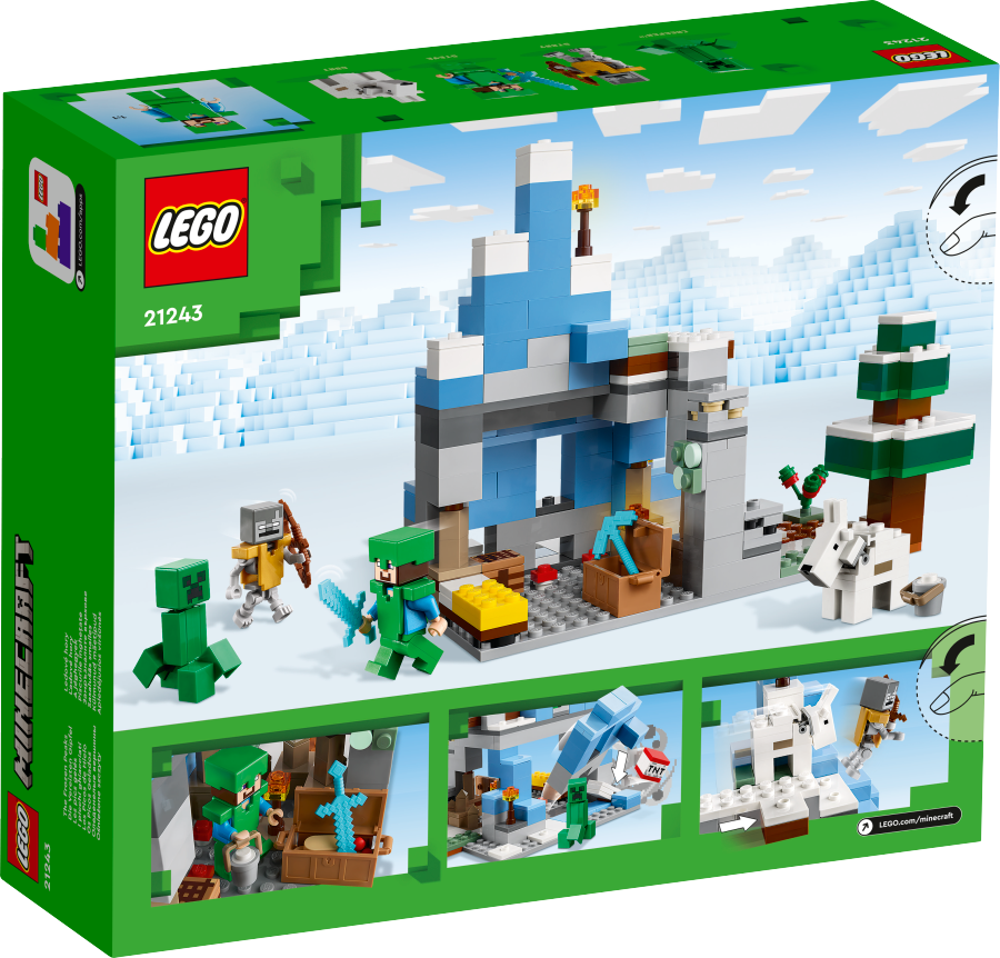 LEGO MINECRAFT Ośnieżone szczyty 21243