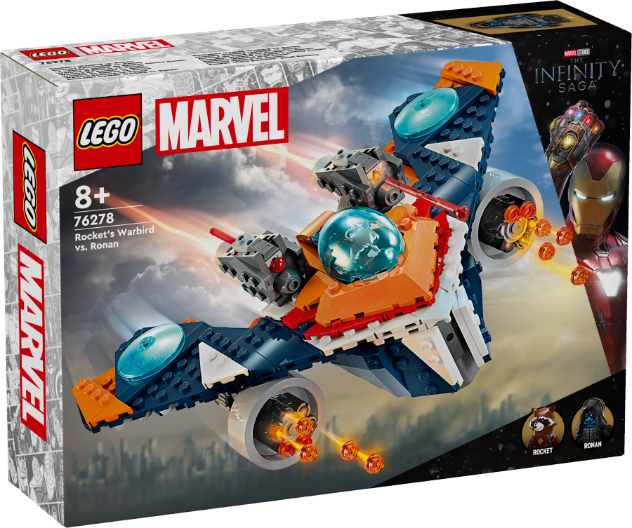 LEGO MARVEL Warbird Rocketa vs. Ronan 76278