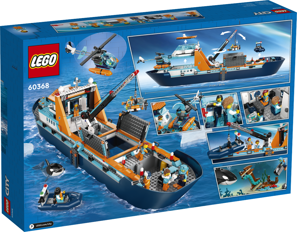 LEGO CITY Łódź badacza Arktyki 60368