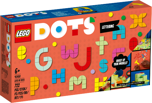LEGO DOTS  Rozmaitości DOTS — literki 41950