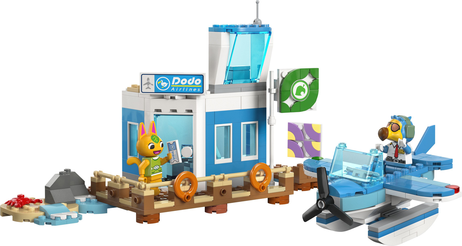 Lego Animal Crossing 77051 Lot z Dodo Airlines