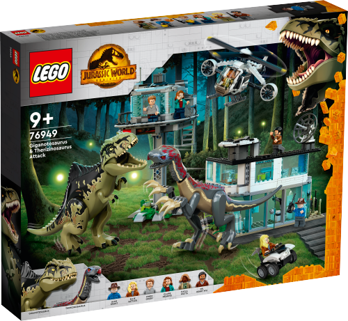 LEGO JURASSIC WORLD Atak giganotozaura i terizinozaura 76949