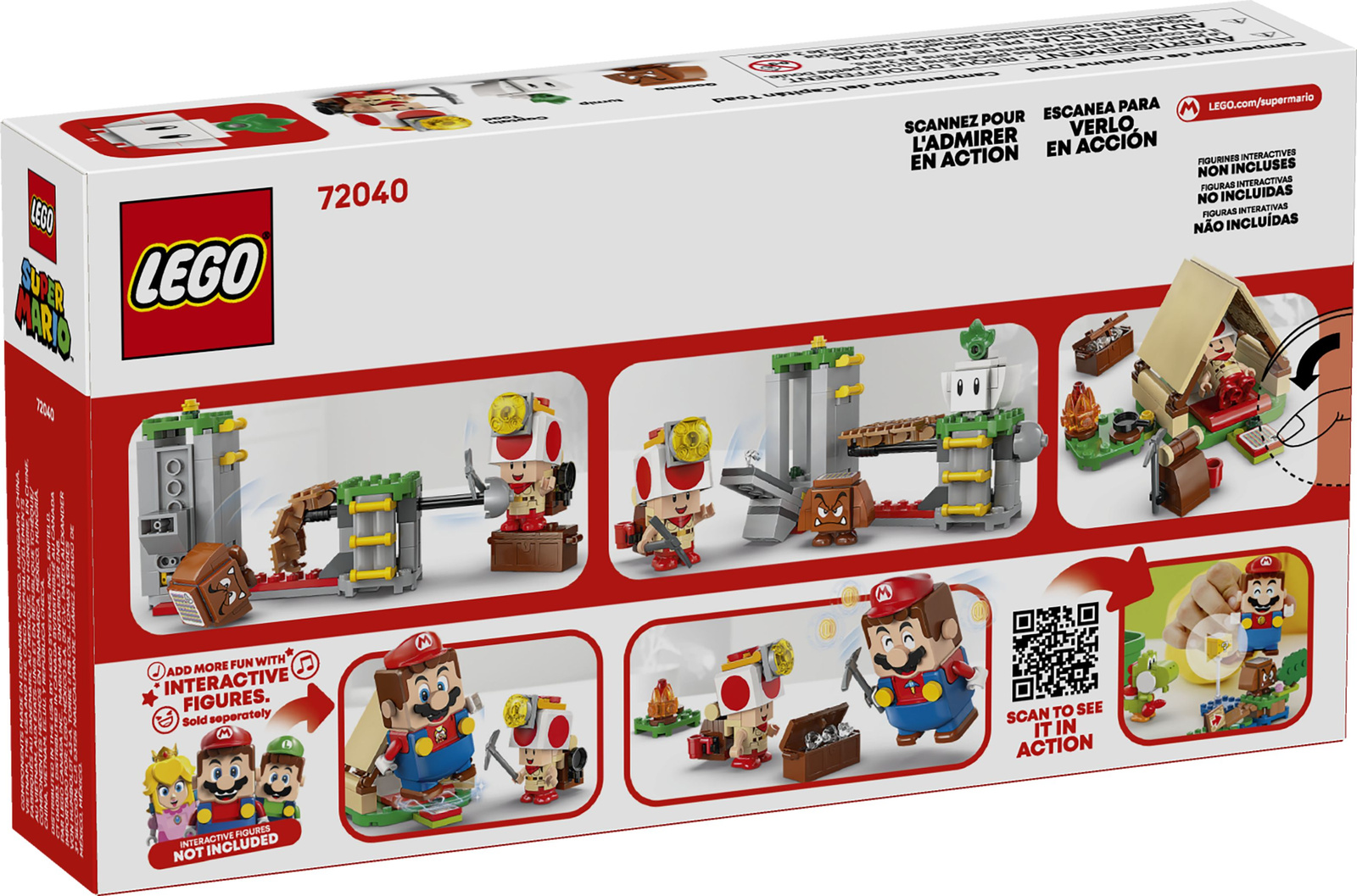 Lego super Mario 72040 Captain Toad i obóz