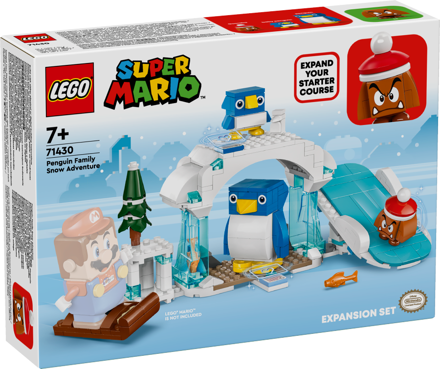 LEGO SUPER MARIO Śniegowa przygoda penguinów – zestaw rozszerzający 71430