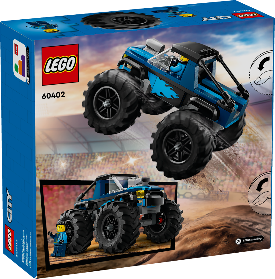 LEGO CITY Niebieski monster truck 60402