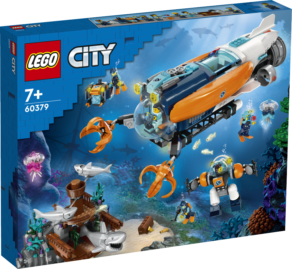 LEGO CITY Łódź podwodna badacza dna morskiego 60379