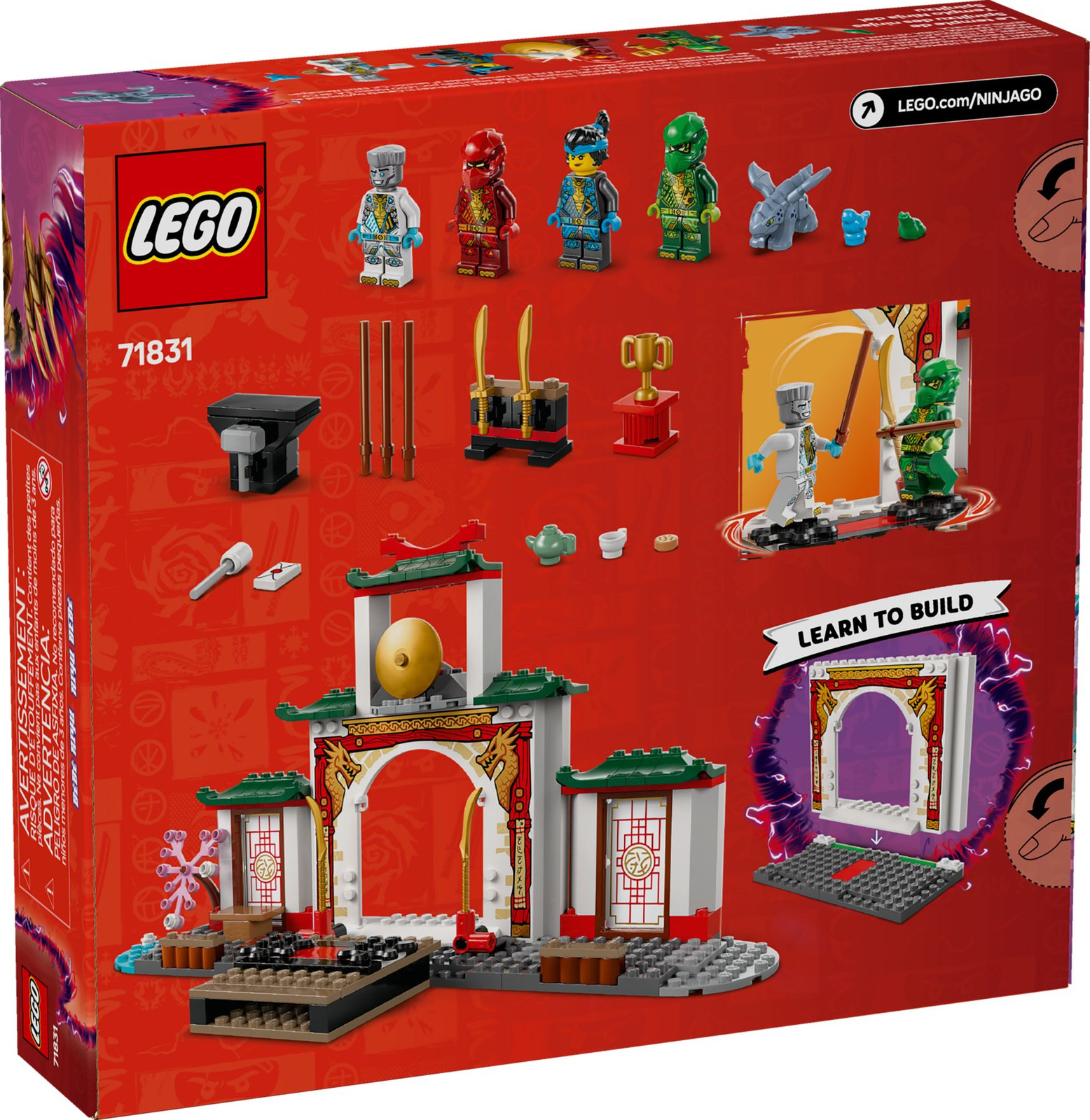 Lego Ninjago 71831 Świątynia Spinjitzu ninja