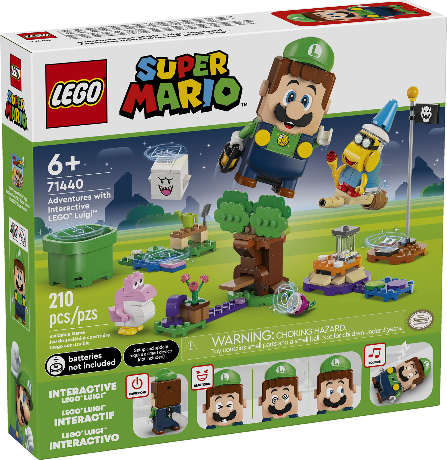 Lego Super Mario 71440 Przygody z interaktywną figurką LEGO Luigi