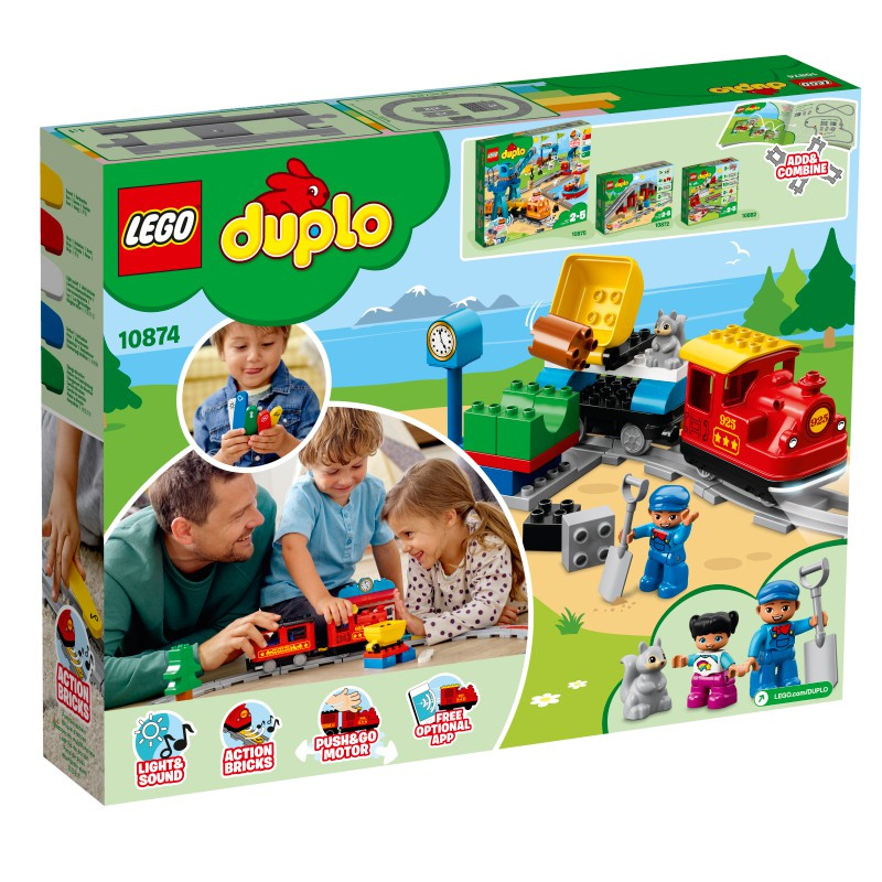LEGO DUPLO  Pociąg parowy 10874
