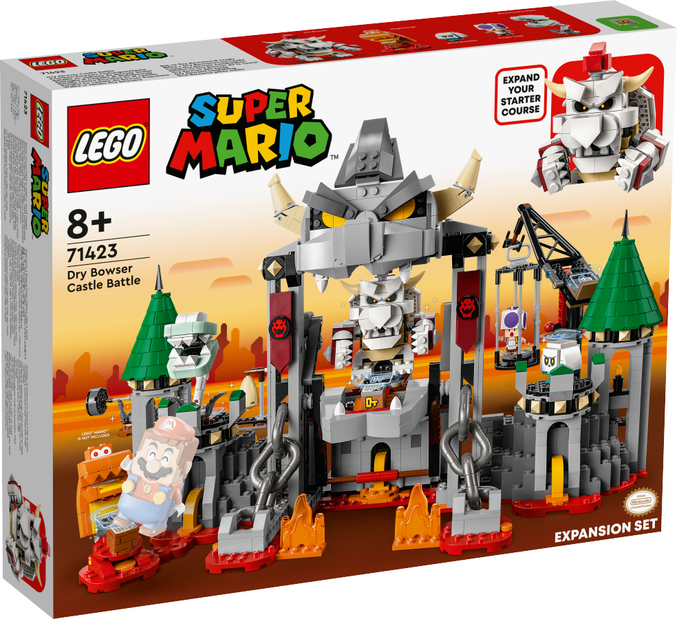 LEGO MARIO Walka w zamku Dry Bowsera — zestaw rozszerzający 71423