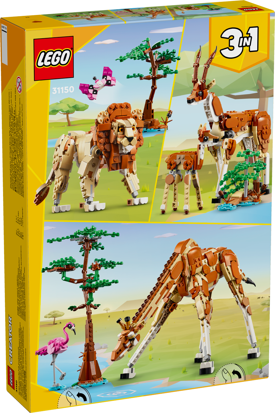 LEGO CREATOR Dzikie zwierzęta z safari 31150