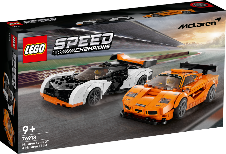 LEGO SPEED CHAMPIONS McLaren Solus GT i McLaren F1 LM 76918