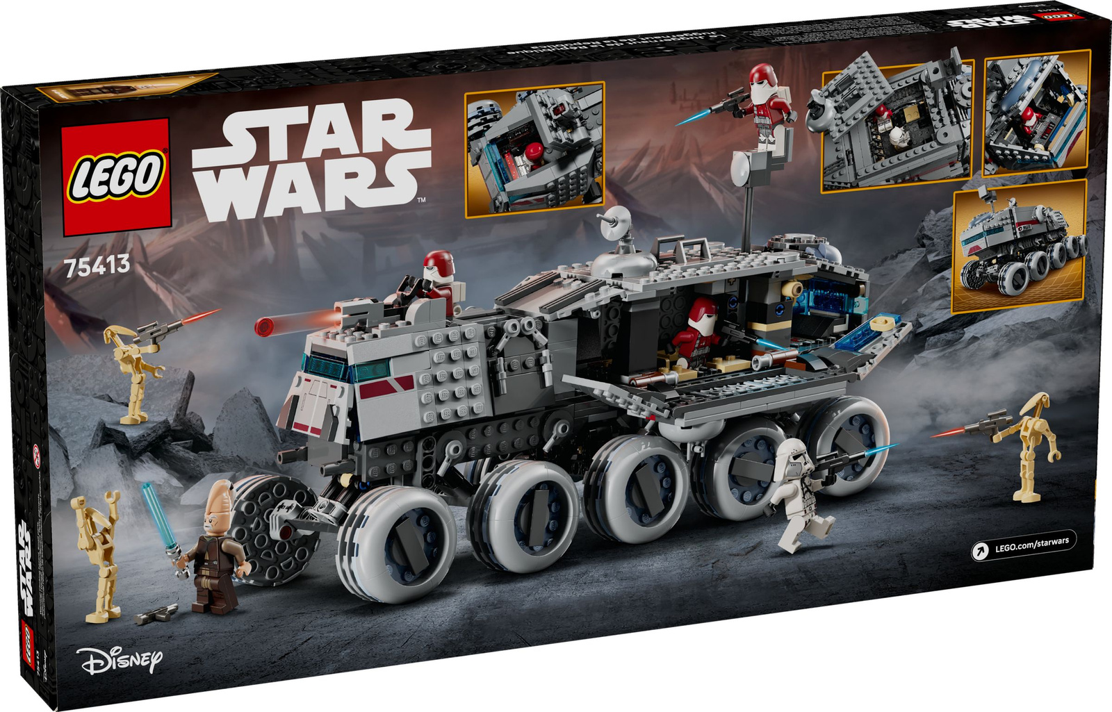 Lego Star Wars 75413  Czołg Republiki Juggernaut