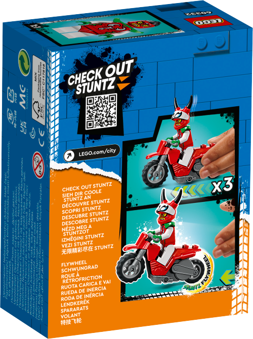 LEGO CITY Motocykl kaskaderski brawurowego skorpiona 60332