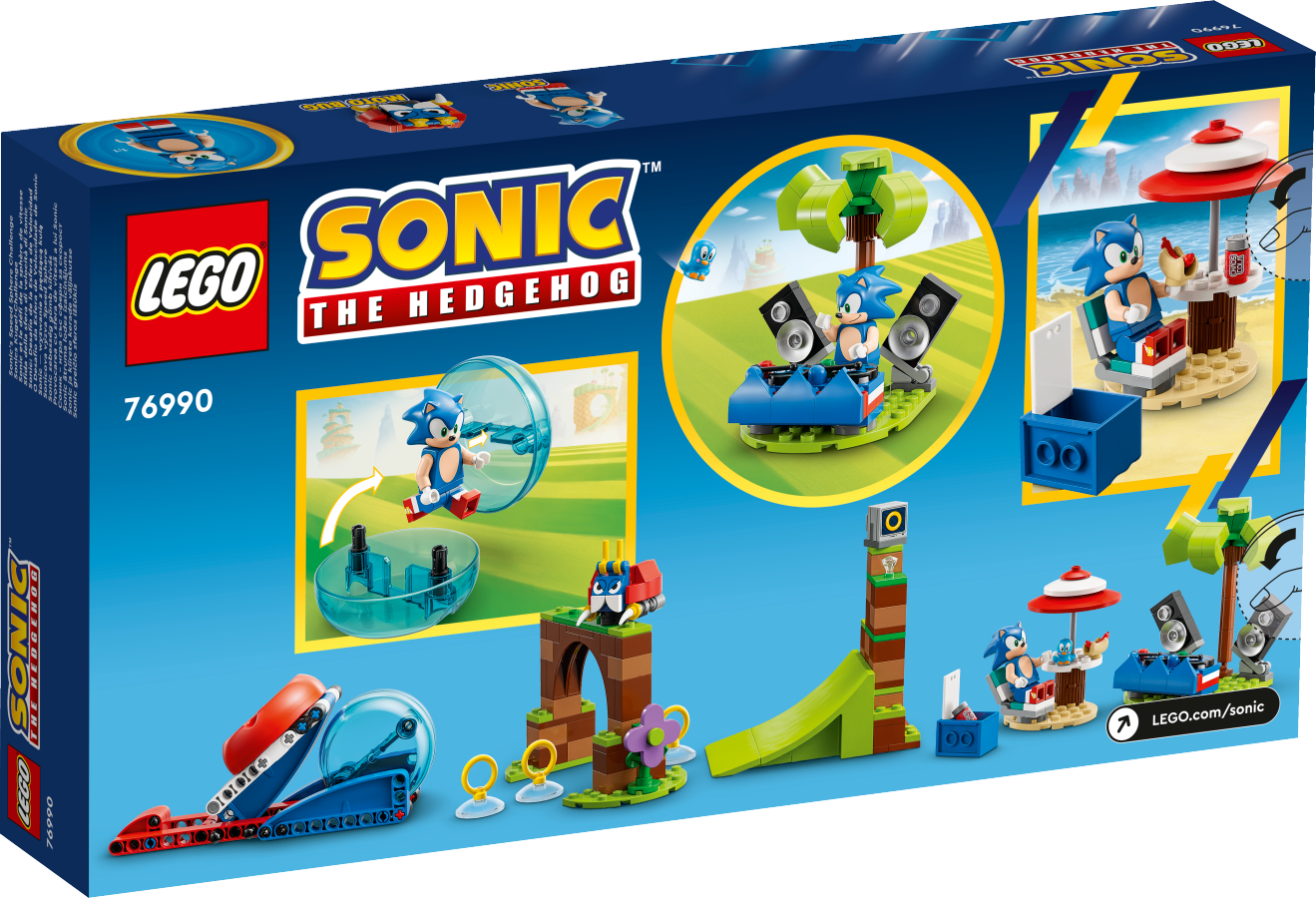 LEGO SONIC Sonic — wyzwanie z pędzącą kulą 76990