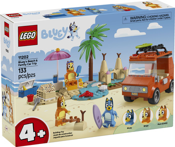 Lego Bluey 11202 Blue i rodzinna wycieczka samochodem