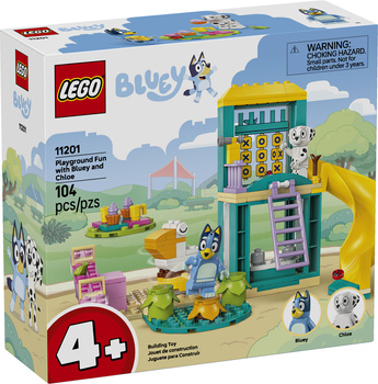 Lego Bluey 11201 Blue i Łatko na placu zabaw