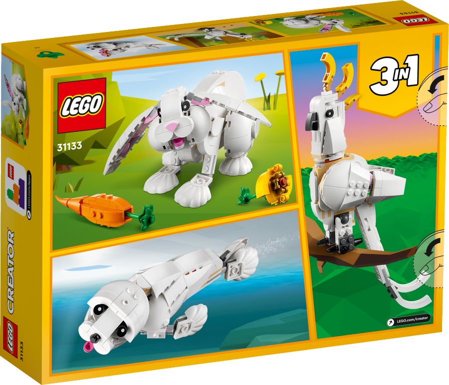 LEGO CREATOR Biały królik 31133