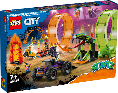 LEGO CITY Kaskaderska arena z dwoma pętlami 60339