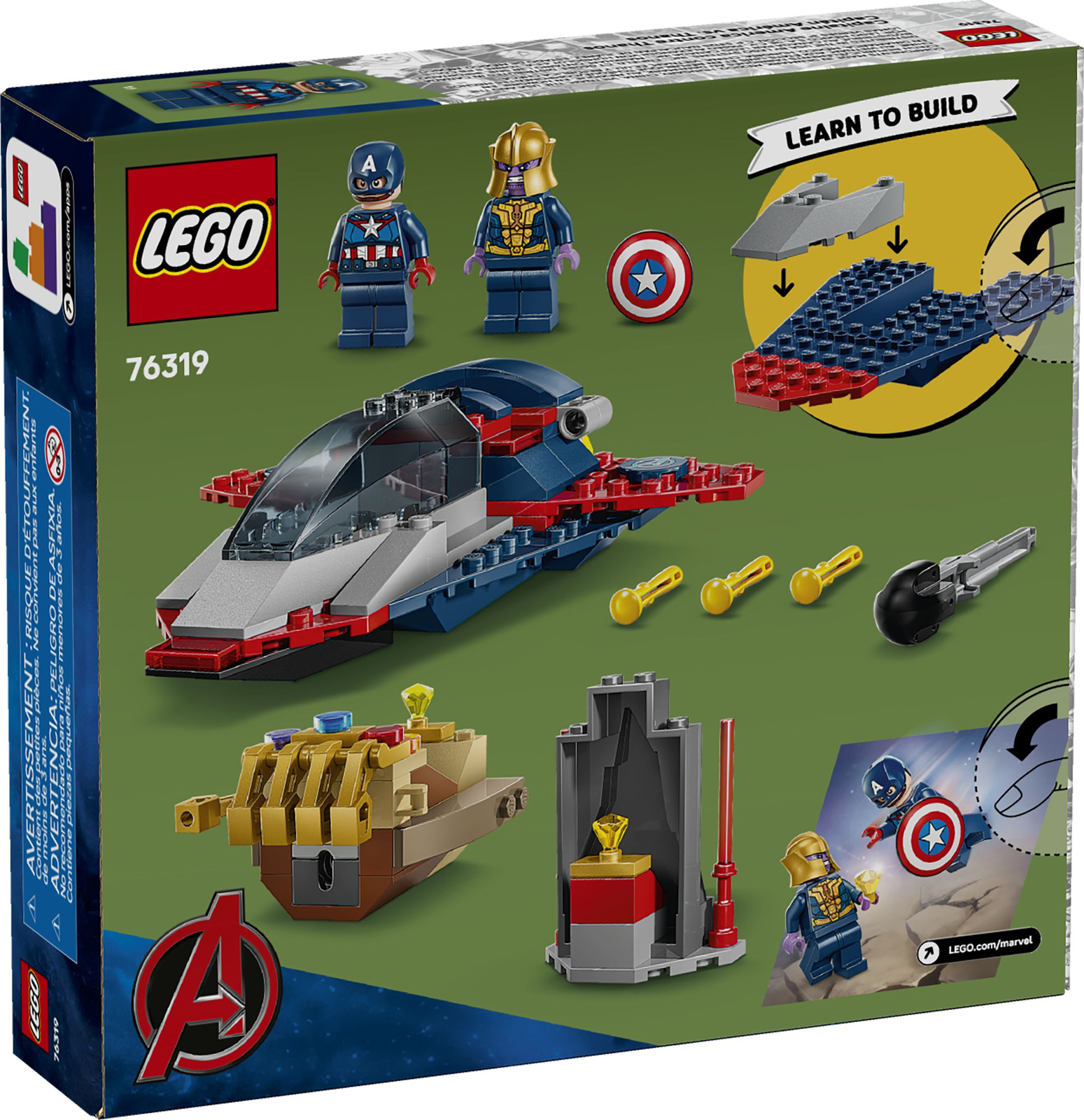 Lego Super Heroes 76319 Kapitan Ameryka kontra Thanos