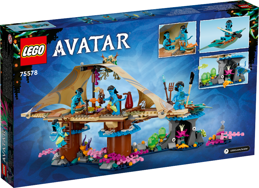 LEGO AVATAR Dom na rafie klanu Metkayina 75578