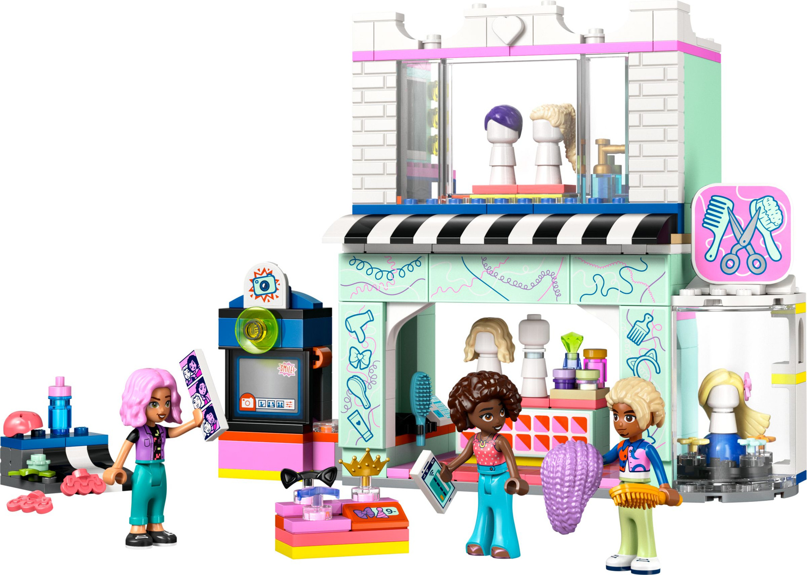 Lego Friends 42662 Salon fryzjerski i sklep z ozdobami