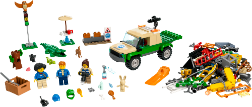 LEGO CITY Misje ratowania dzikich zwierząt 60353