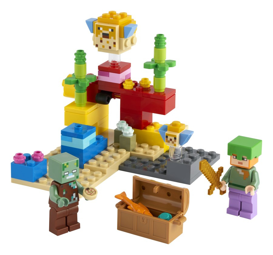 LEGO MINECRAFT  Rafa koralowa 21164