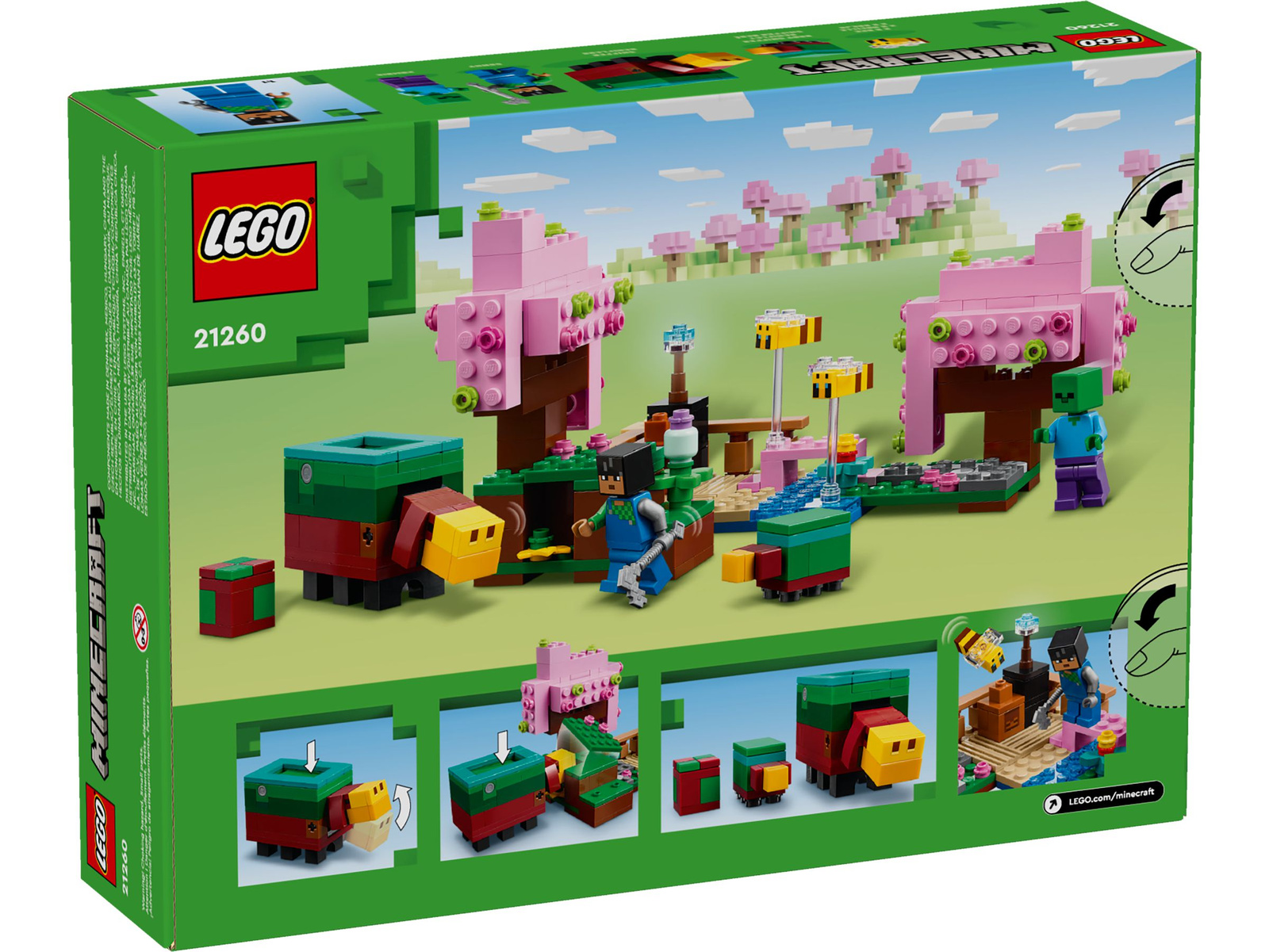Lego Minecraft 21260 Wiśniowy ogród