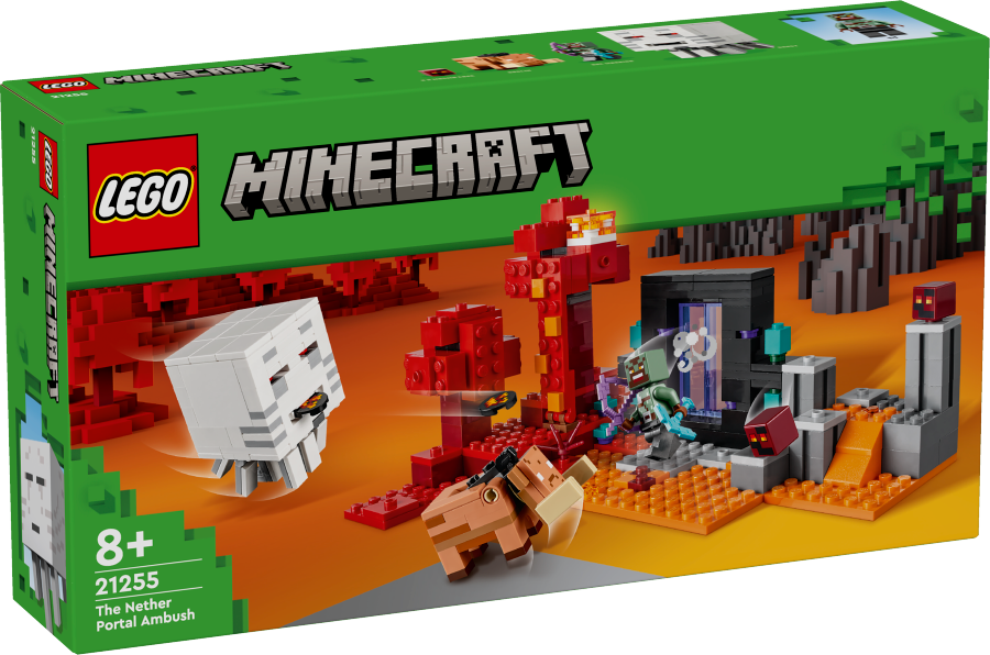 LEGO MINECRAFT Zasadzka w portalu do Netheru 21255