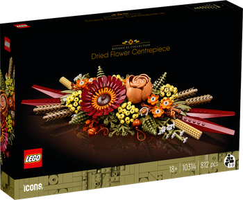 LEGO ICONS Stroik z suszonych kwiatów 10314