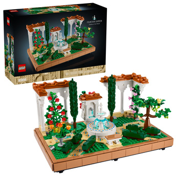 Lego Icons 10359 Fontanna w ogrodzie