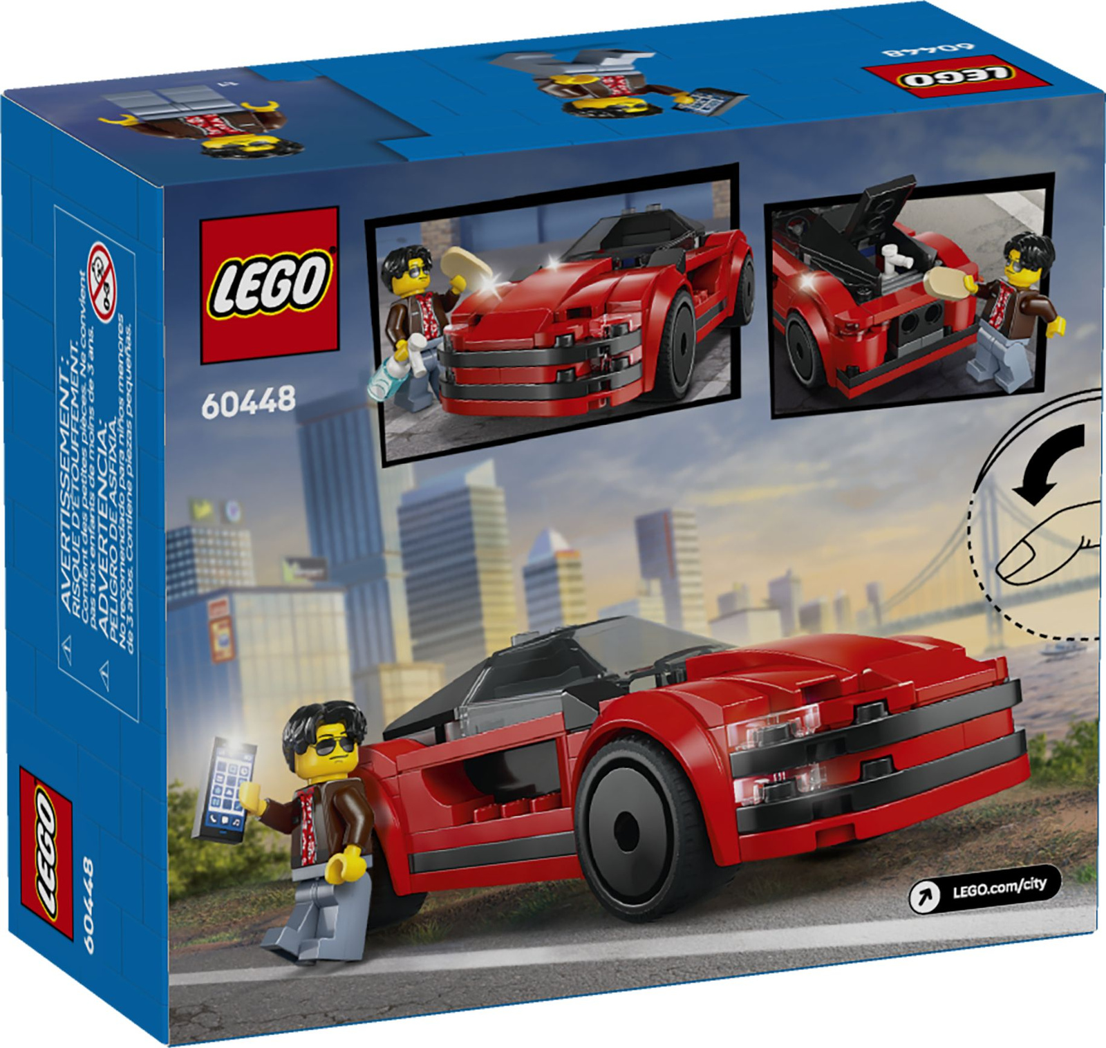 Lego 60448 Czerwony samochód sportowy