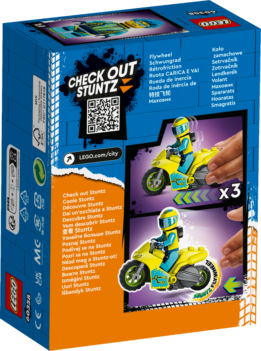 LEGO CITY Cybermotocykl kaskaderski 60358
