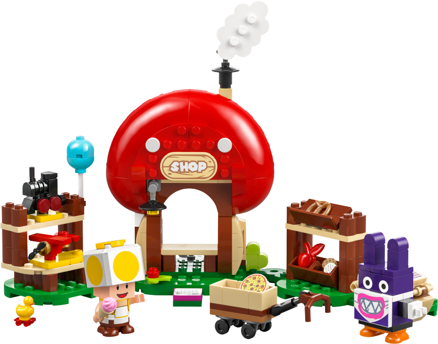 LEGO SUPER MARIO Nabbit w sklepie Toada — zestaw rozszerzający 71429