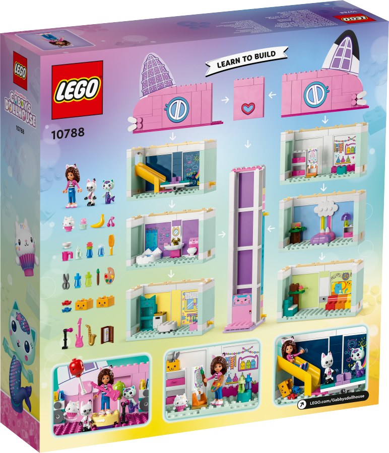 LEGO Gabby's Dollhouse Koci domek Gabi 10788