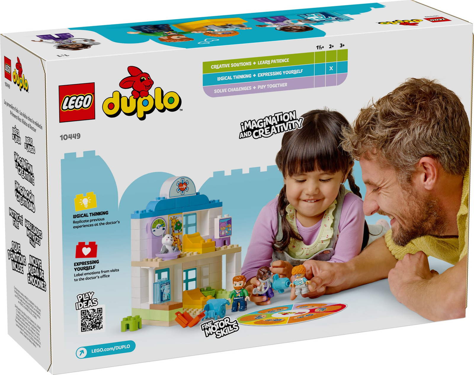 Lego Duplo 10449 Pierwszy raz: Wizyta u lekarza