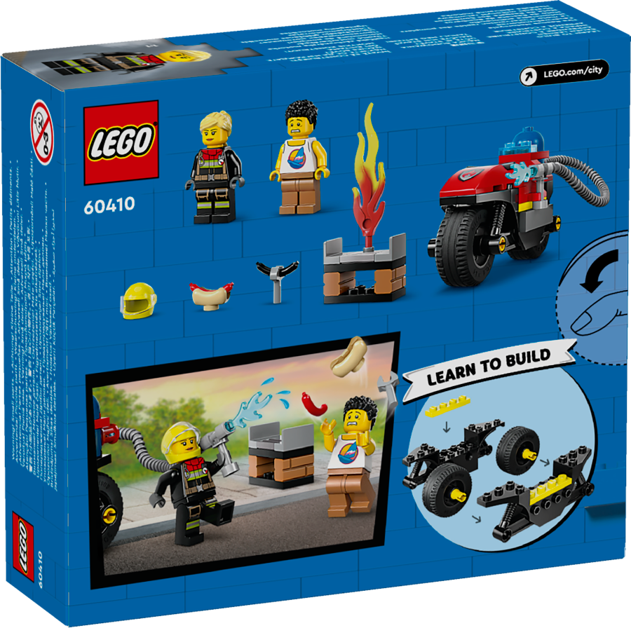 LEGO CITY Strażacki motocykl ratunkowy 60410