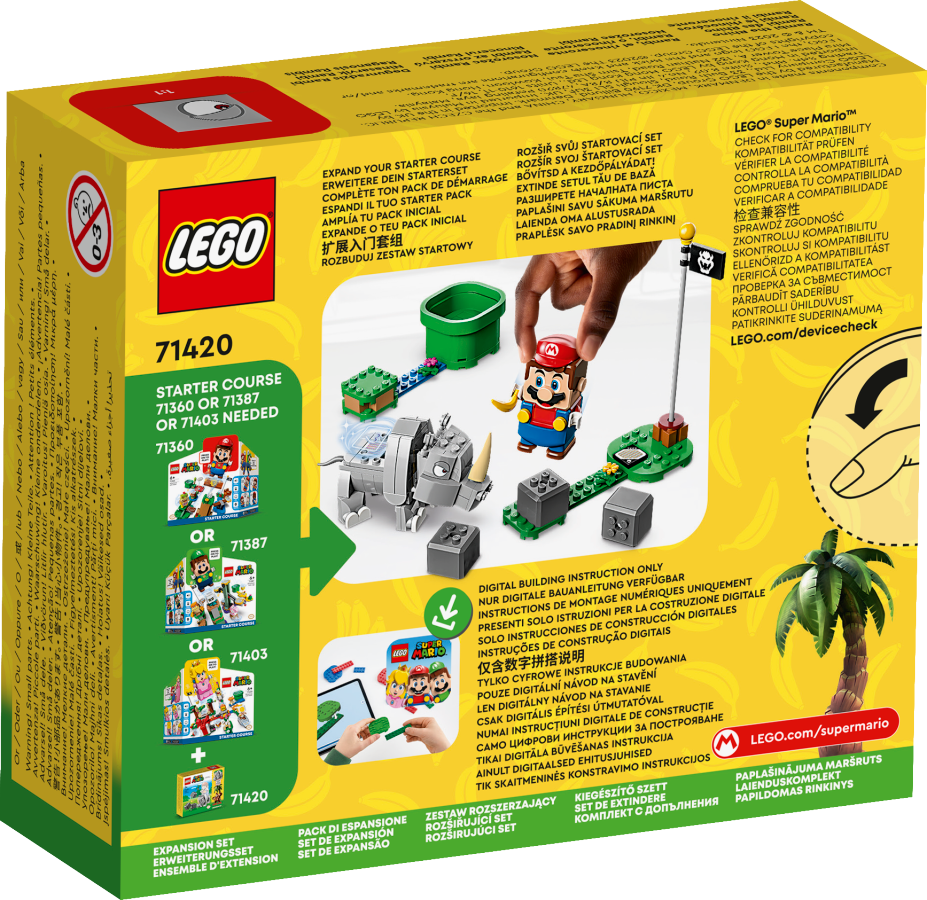 LEGO MARIO Nosorożec Rambi — zestaw rozszerzający 71420