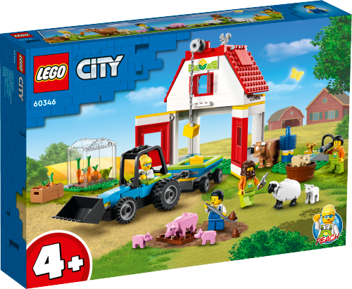 LEGO CITY Stodoła i zwierzęta gospodarskie 60346