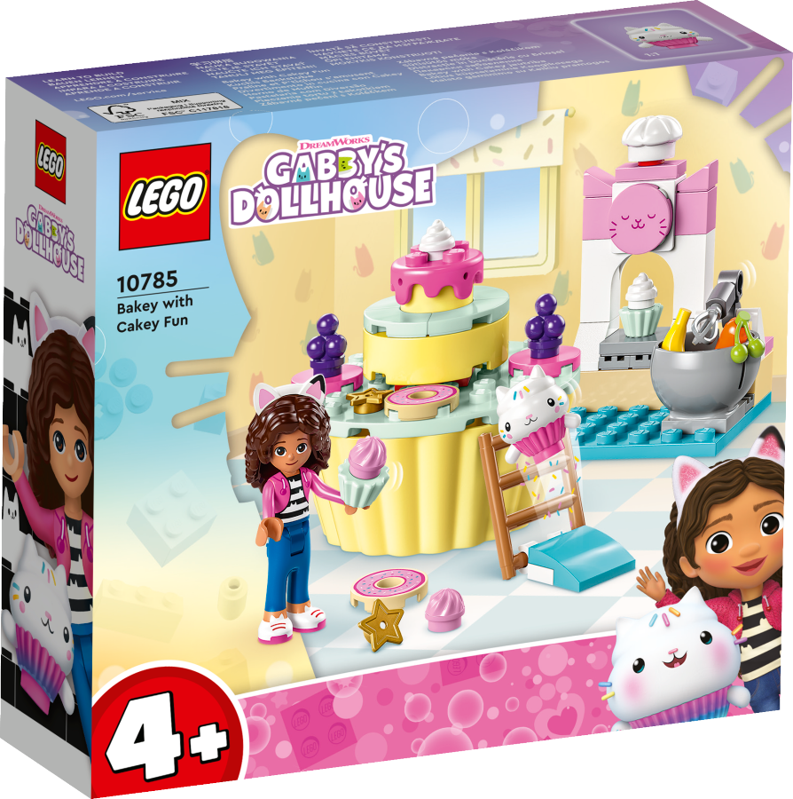 LEGO Gabby's Dollhouse Pieczenie tortu z Łakotkiem 10785