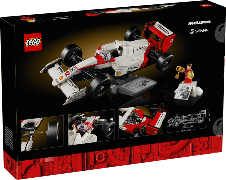 LEGO ICONS McLaren MP4/4 i Ayrton Senna 10330