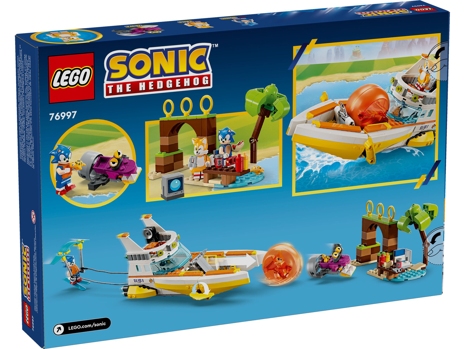 Lego Sonic 76997 Tails i przygoda na łodzi