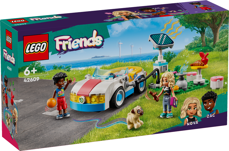 LEGO FRIENDS Samochód elektryczny i stacja ładująca 42609